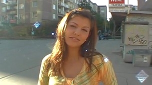 Beauty cock cocksucker Lucy wants to do butt cheeks on the street